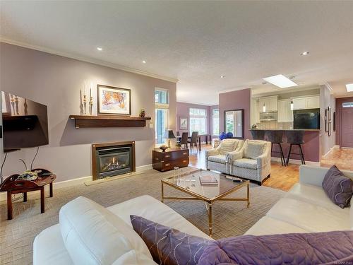 2357 Demamiel Dr, Sooke, BC - Indoor Photo Showing Living Room With Fireplace