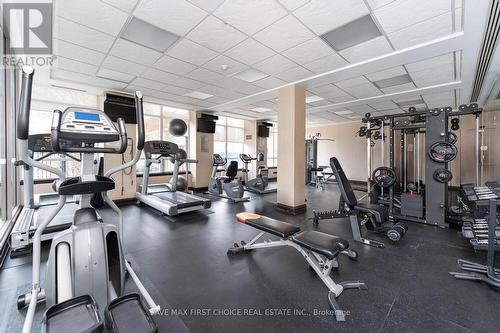 #1702 -3504 Hurontario St, Mississauga, ON - Indoor Photo Showing Gym Room