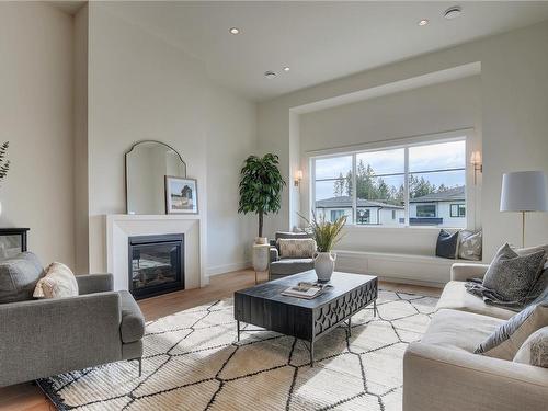 1422 Sandstone Lane, Langford, BC - Indoor Photo Showing Living Room With Fireplace