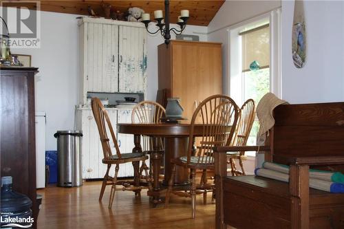 175 124 Highway, Mcdougall, ON - Indoor Photo Showing Dining Room