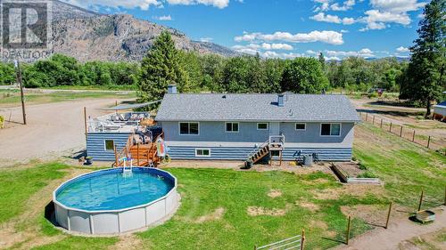 7762 Island Road, Oliver, BC - Outdoor With Above Ground Pool