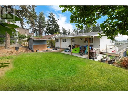 3756 Salloum Road, West Kelowna, BC - Outdoor With Deck Patio Veranda With Backyard