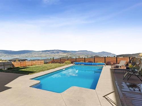 5680 Mountainside Drive, Kelowna, BC - Outdoor With In Ground Pool With View