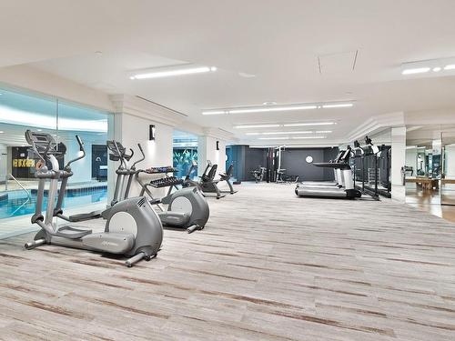 Exercise room - 1407-90 Rue Berlioz, Montréal (Verdun/Île-Des-Soeurs), QC - Indoor Photo Showing Gym Room
