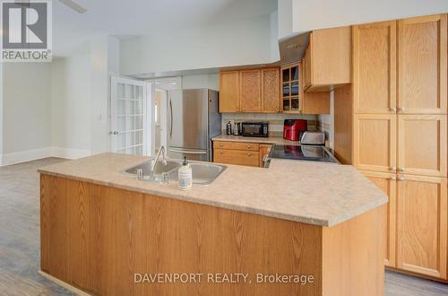 345 Queen St W, Wellington North, ON - Indoor Photo Showing Kitchen With Double Sink