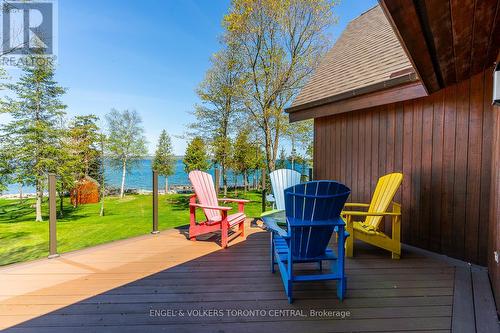 184 Ashgrove Lane, Meaford, ON - Outdoor With Body Of Water With Deck Patio Veranda