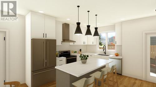 290 Bassett Street Unit# 103, Penticton, BC - Indoor Photo Showing Kitchen With Upgraded Kitchen