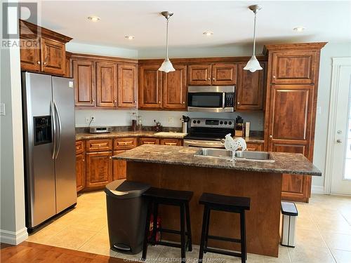 541 Ammon Rd, Ammon, NB - Indoor Photo Showing Kitchen With Double Sink
