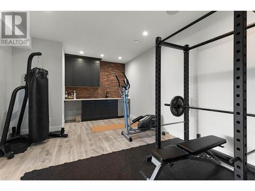 2460 Tallus Heights Drive, West Kelowna, BC - Indoor Photo Showing Gym Room