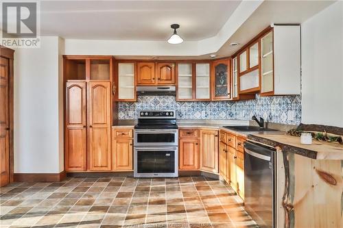 1163 Route 465, Clairville, NB - Indoor Photo Showing Kitchen