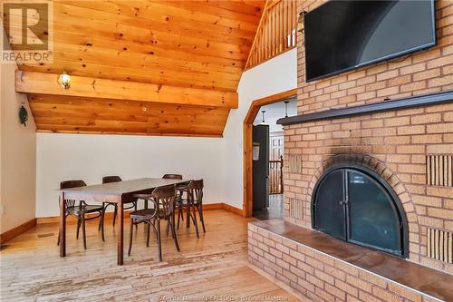 1163 Route 465, Clairville, NB - Indoor With Fireplace