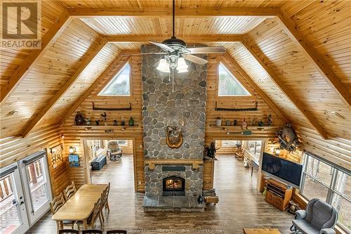 239 Forks Stream Rd, Canaan Forks, NB - Indoor With Fireplace