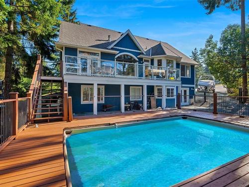 3829 Winget Pl, Chemainus, BC - Outdoor With In Ground Pool With Deck Patio Veranda