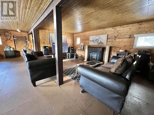 9990 Kishkan Road, Quesnel, BC - Indoor With Fireplace