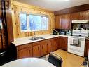 1977 14Th Street W, Prince Albert, SK  - Indoor Photo Showing Kitchen With Double Sink 