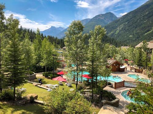 308 - 2080 Summit Drive, Panorama, BC - Outdoor With In Ground Pool With View