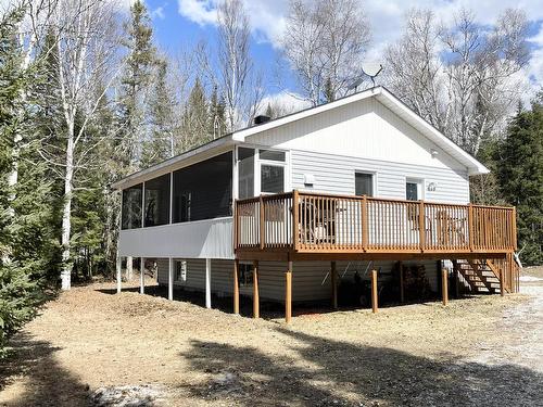 Frontage - 285 Ch. Lafrance, Grand-Remous, QC - Outdoor With Deck Patio Veranda With Exterior