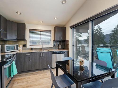 247-6596 Baird Rd, Port Renfrew, BC - Indoor Photo Showing Kitchen With Stainless Steel Kitchen
