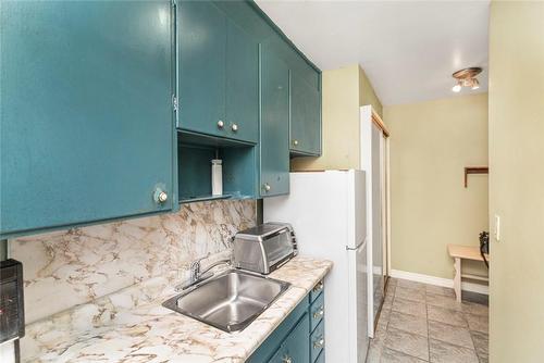 137 Emerald Street S|Unit #6, Hamilton, ON - Indoor Photo Showing Kitchen With Double Sink