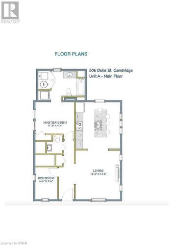 Unit A - Floor Plan - 806 Duke Street, Cambridge, ON - Other