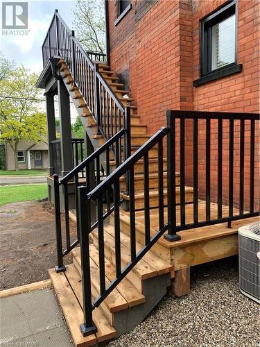 Stairs to Unit C - Upper Level - 806 Duke Street, Cambridge, ON - Outdoor With Exterior