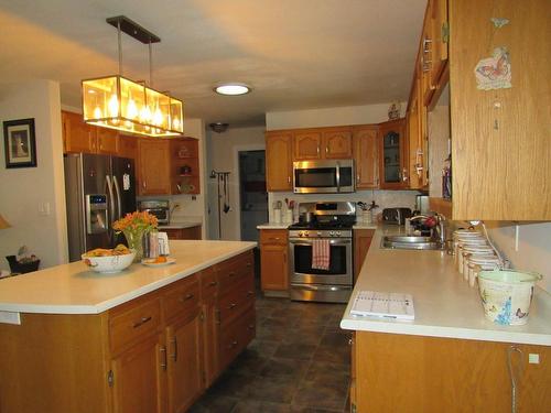 2015 Highway 3A, Castlegar, BC - Indoor Photo Showing Kitchen With Stainless Steel Kitchen