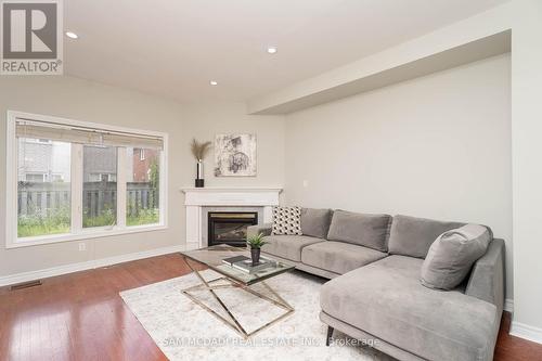 5914 Long Valley Rd, Mississauga, ON - Indoor Photo Showing Living Room With Fireplace