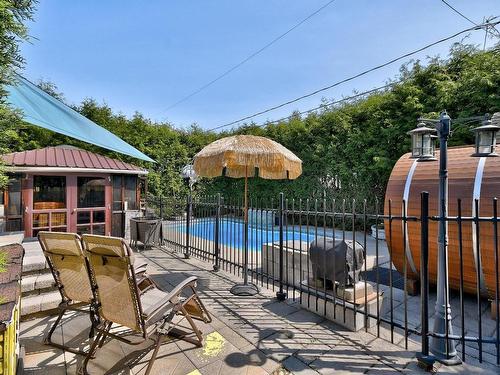 Sauna - 17 Rue Des Roitelets, Delson, QC - Outdoor With In Ground Pool