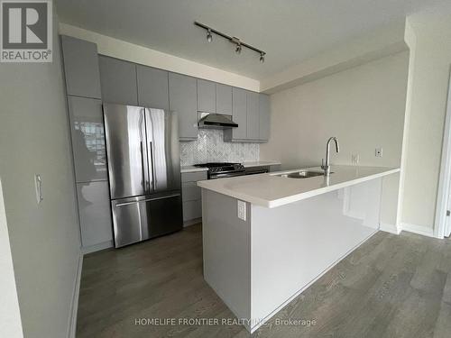 #Ph 2501 -50 Thomas Riley Rd, Toronto, ON - Indoor Photo Showing Kitchen With Stainless Steel Kitchen With Upgraded Kitchen