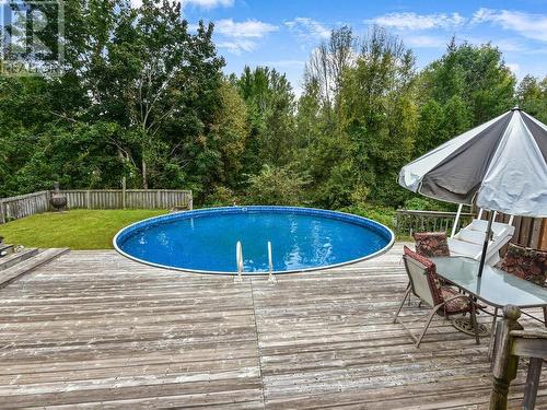 8251 County Road 21 Road, Augusta, ON - Outdoor With Above Ground Pool With Deck Patio Veranda