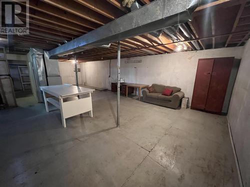 5227 Cottonwood Road, Fort Nelson, BC - Indoor Photo Showing Basement