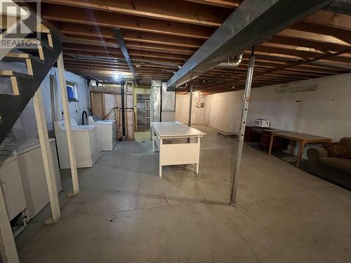 5227 Cottonwood Road, Fort Nelson, BC - Indoor Photo Showing Basement