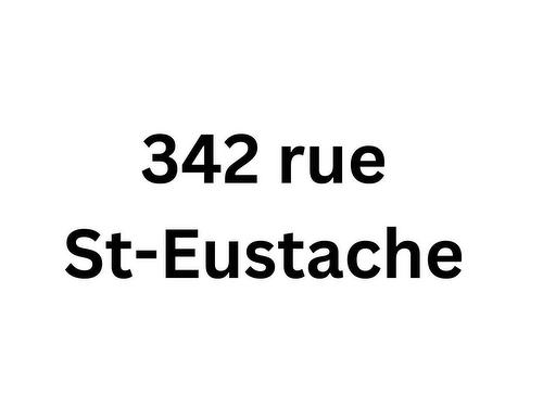Plan (croquis) - 338  - 342 Rue St-Eustache, Saint-Eustache, QC - Other