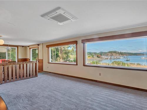 681 Bull Rd, Quadra Island, BC - Indoor Photo Showing Other Room With Body Of Water