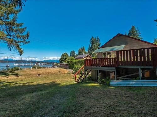 681 Bull Rd, Quadra Island, BC - Outdoor With Body Of Water With Deck Patio Veranda