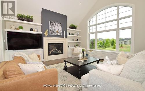 111 Cawkers Cove Rd, Scugog, ON - Indoor Photo Showing Living Room With Fireplace