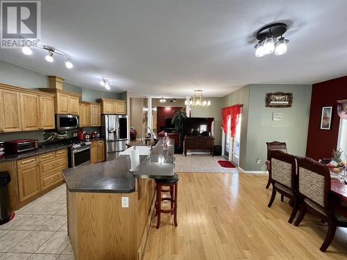 2 6550 Old Alaska Highway, Fort Nelson, BC - Indoor Photo Showing Kitchen With Double Sink