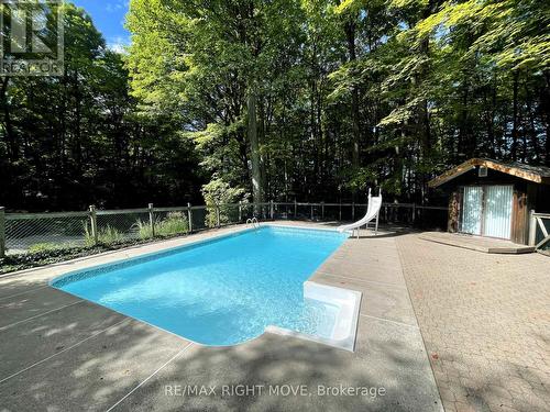 983 Bass Lake Sdrd E, Oro-Medonte, ON - Outdoor With In Ground Pool