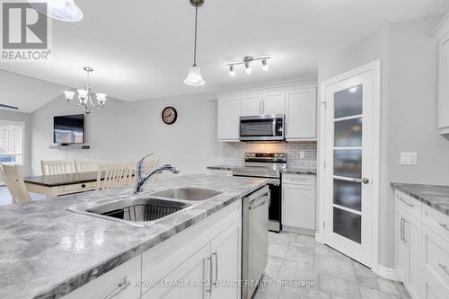 65 Deacon Pl, Belleville, ON - Indoor Photo Showing Kitchen With Double Sink With Upgraded Kitchen