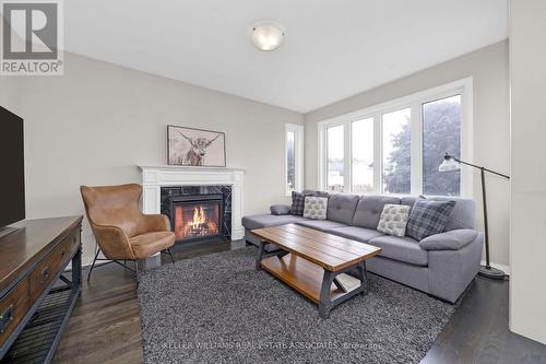 50 Drew Brown Boulevard, Orangeville, ON - Indoor Photo Showing Living Room With Fireplace