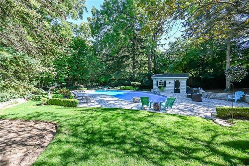 194 Wilson Street E, Ancaster, ON - Outdoor With In Ground Pool
