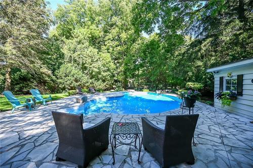 194 Wilson Street E, Ancaster, ON - Outdoor With In Ground Pool With Deck Patio Veranda