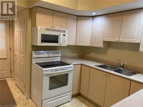 1550 12Th Avenue E Unit# 108, Owen Sound, ON - Indoor Photo Showing Kitchen With Double Sink