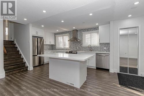 19 Cecelia Court, St. Catharines, ON - Indoor Photo Showing Kitchen With Stainless Steel Kitchen With Upgraded Kitchen