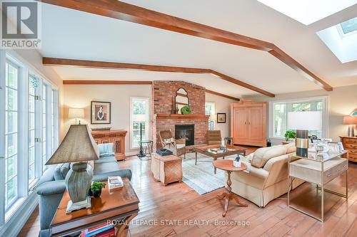 194 Wilson Street E, Hamilton, ON - Indoor Photo Showing Living Room With Fireplace