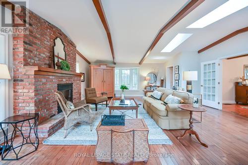 194 Wilson Street E, Hamilton (Ancaster), ON - Indoor Photo Showing Living Room With Fireplace