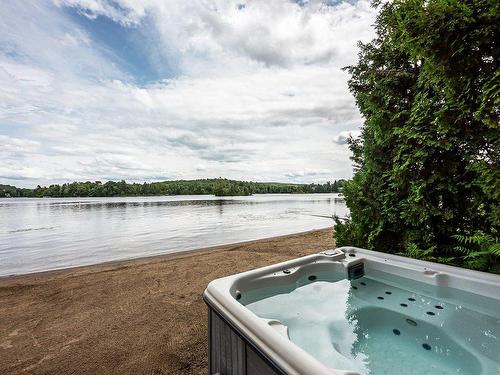 Patio - 112-39 Ch. Fridolin-Simard, Estérel, QC - Outdoor With Body Of Water With View