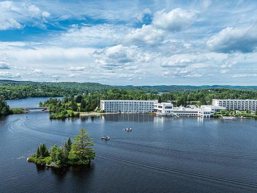 Aerial photo - 112-39 Ch. Fridolin-Simard, Estérel, QC - Outdoor With Body Of Water With View