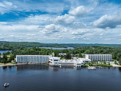 Aerial photo - 112-39 Ch. Fridolin-Simard, Estérel, QC - Outdoor With Body Of Water With View