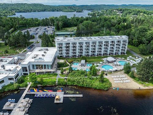 Aerial photo - 112-39 Ch. Fridolin-Simard, Estérel, QC - Outdoor With Body Of Water With View